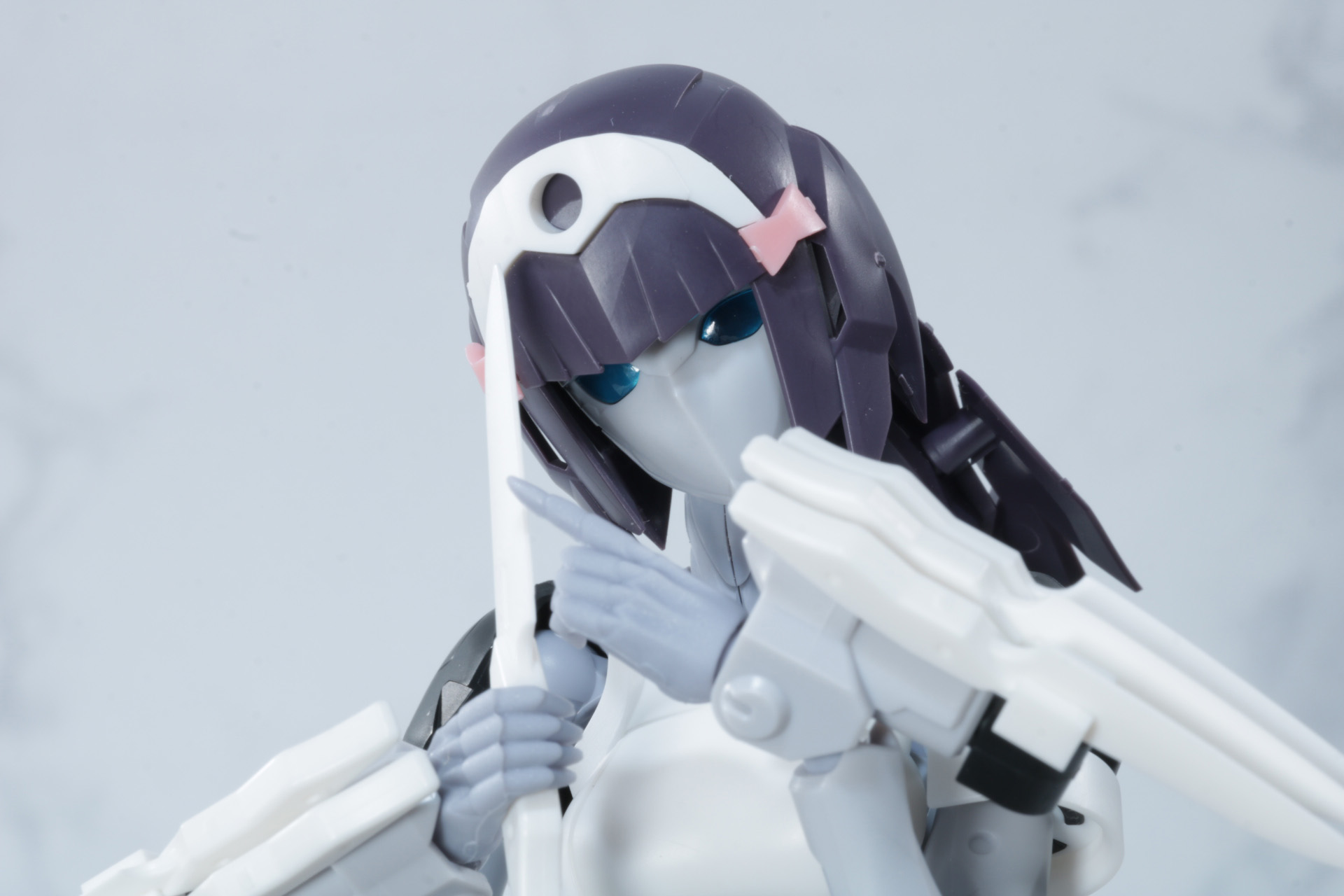 ナイフの手入れ具合を確認
