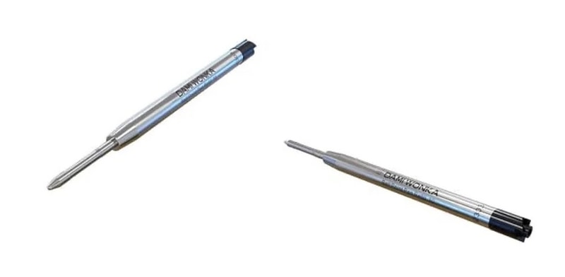 「DAMI WONKA」自社製の芯を使用。5万文字以上書くことができる