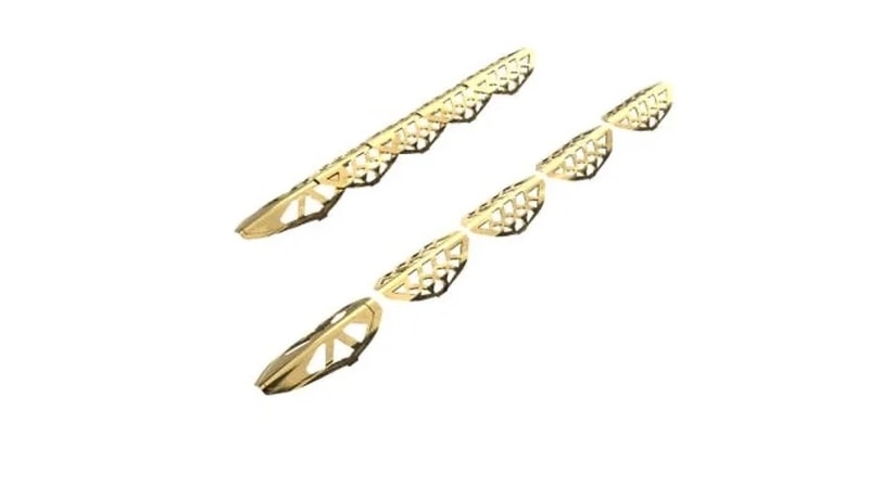 鱗紋・ゴールド