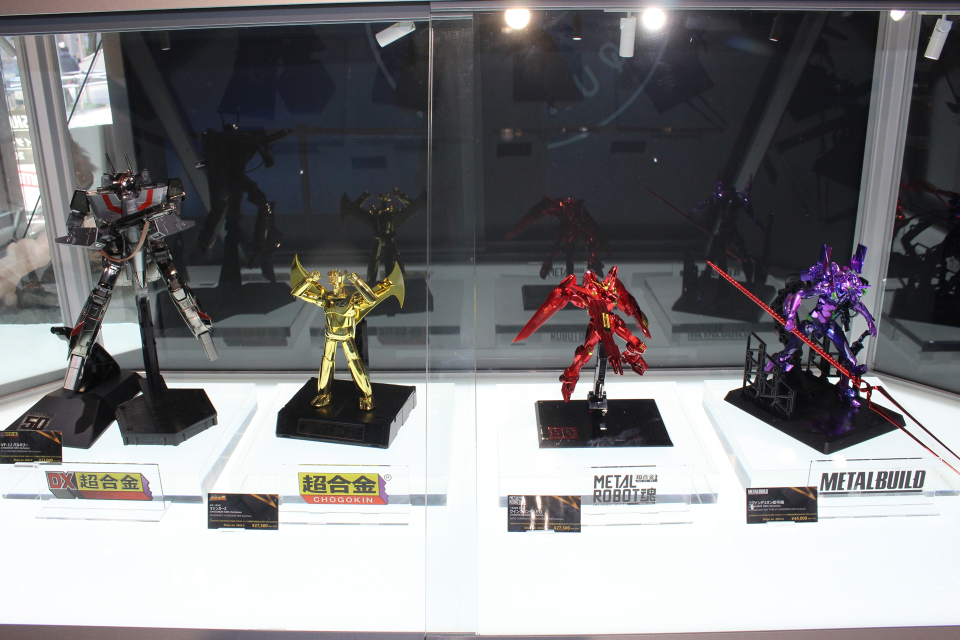 TAMASHII NATIONS STORE TOKYOにて展示中のイベント開催記念商品