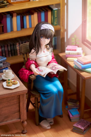 デレマス」よりフィギュア「鷺沢文香-off stage-」本日発売 - HOBBY Watch