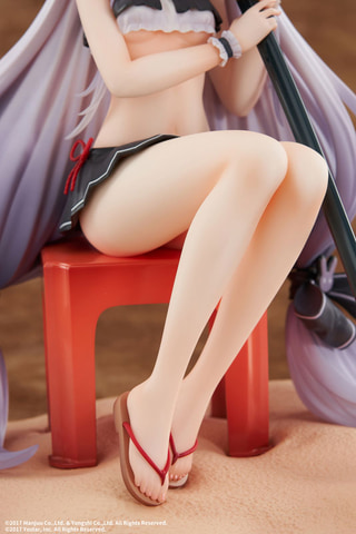 夏を満喫する島風を表現。フィギュア「アズールレーン 島風 小