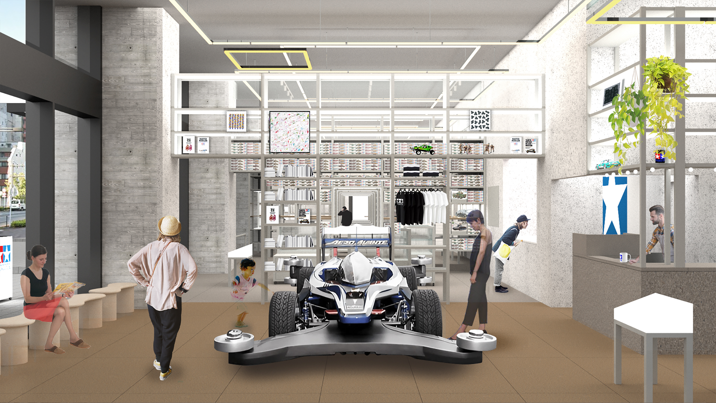 実車版ミニ四駆「ミニ四駆 エアロ アバンテ」