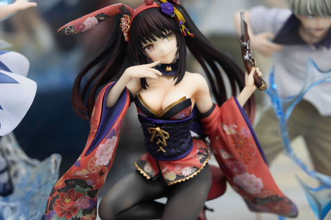 美少女フィギュアまとめ売り　時崎　ホワイトパール　バニー女の子　デートアライブ 白のバニーガール姿が美しい！『デート・ア・ライブ V』鳶一折紙が1/4