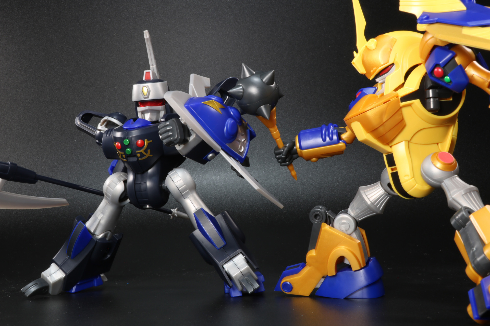 妖神ゴブーリキとの決戦で力を合わせる