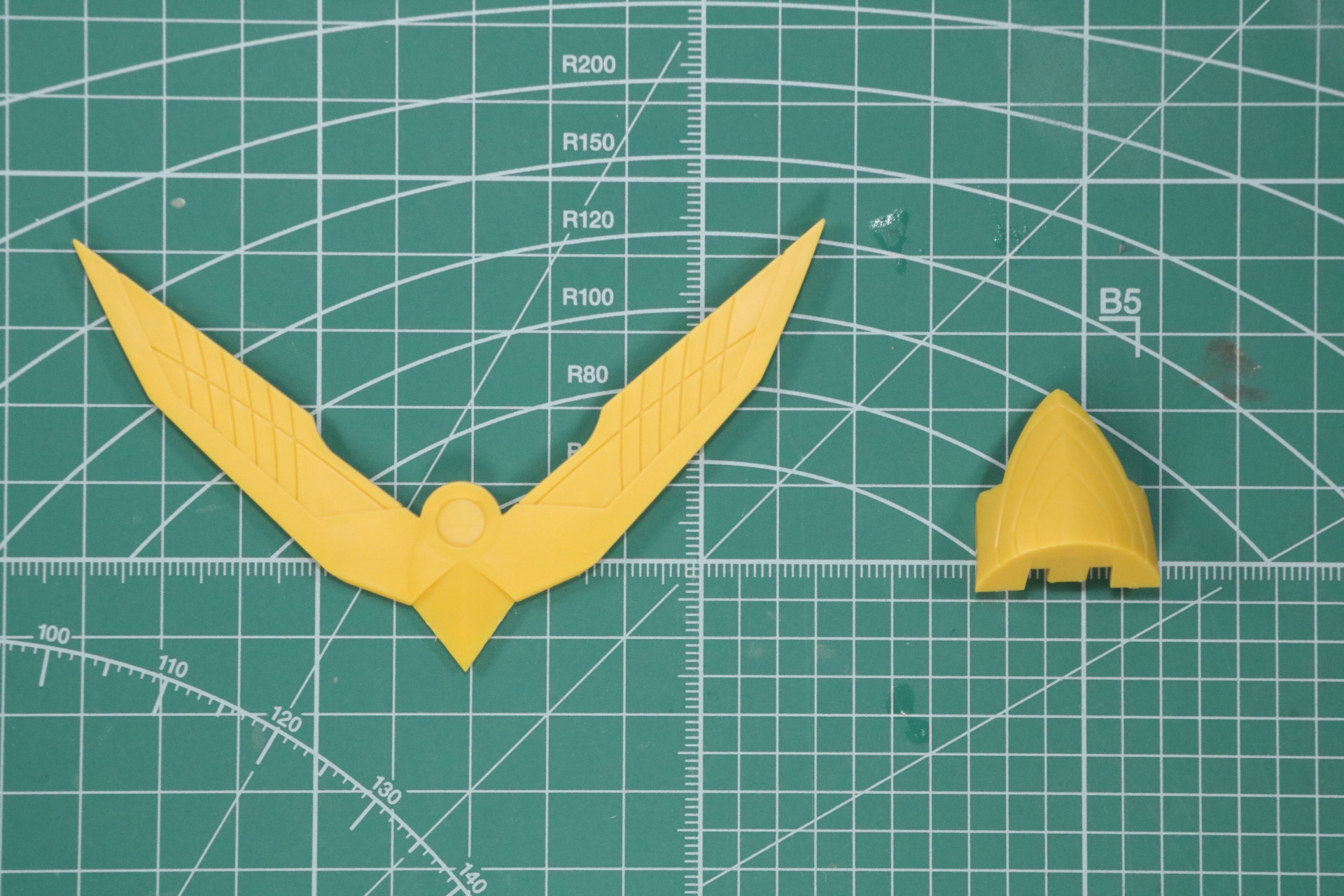 シールドブーメランと「サムライオン」用の補助パーツ