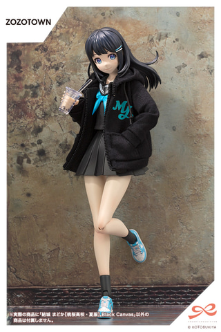 創彩少女庭園 × ZOZOTOWNコラボ 結城まどか Black Canvas プラモデル「創彩少女庭園」とZOZOTOWNがコラボレーションした