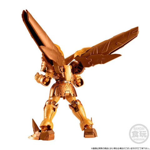 食玩「GフレームFA」シリーズに金色に輝くマスターガンダムと
