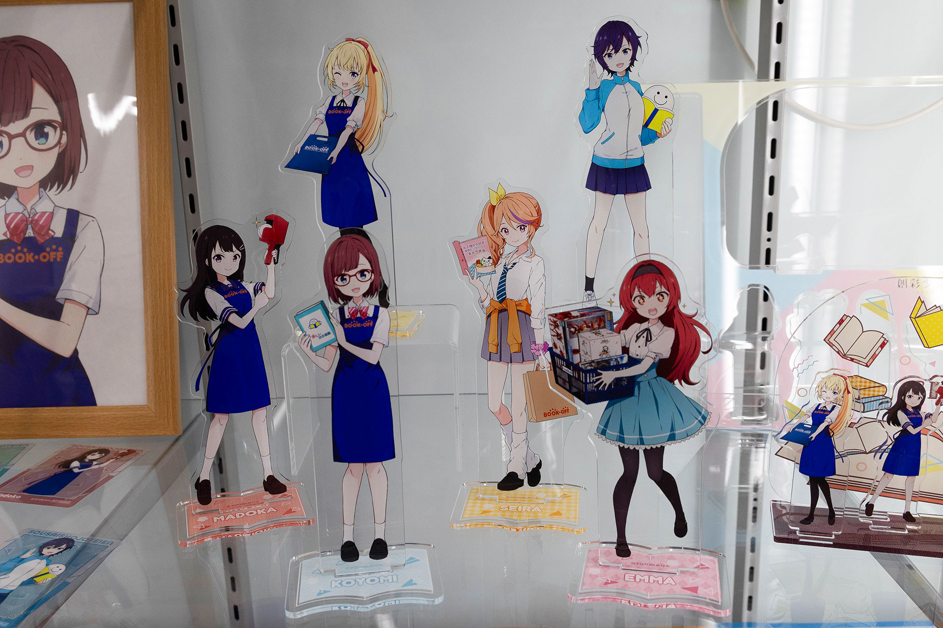 「BIGアクリルスタンド」を並べたところ