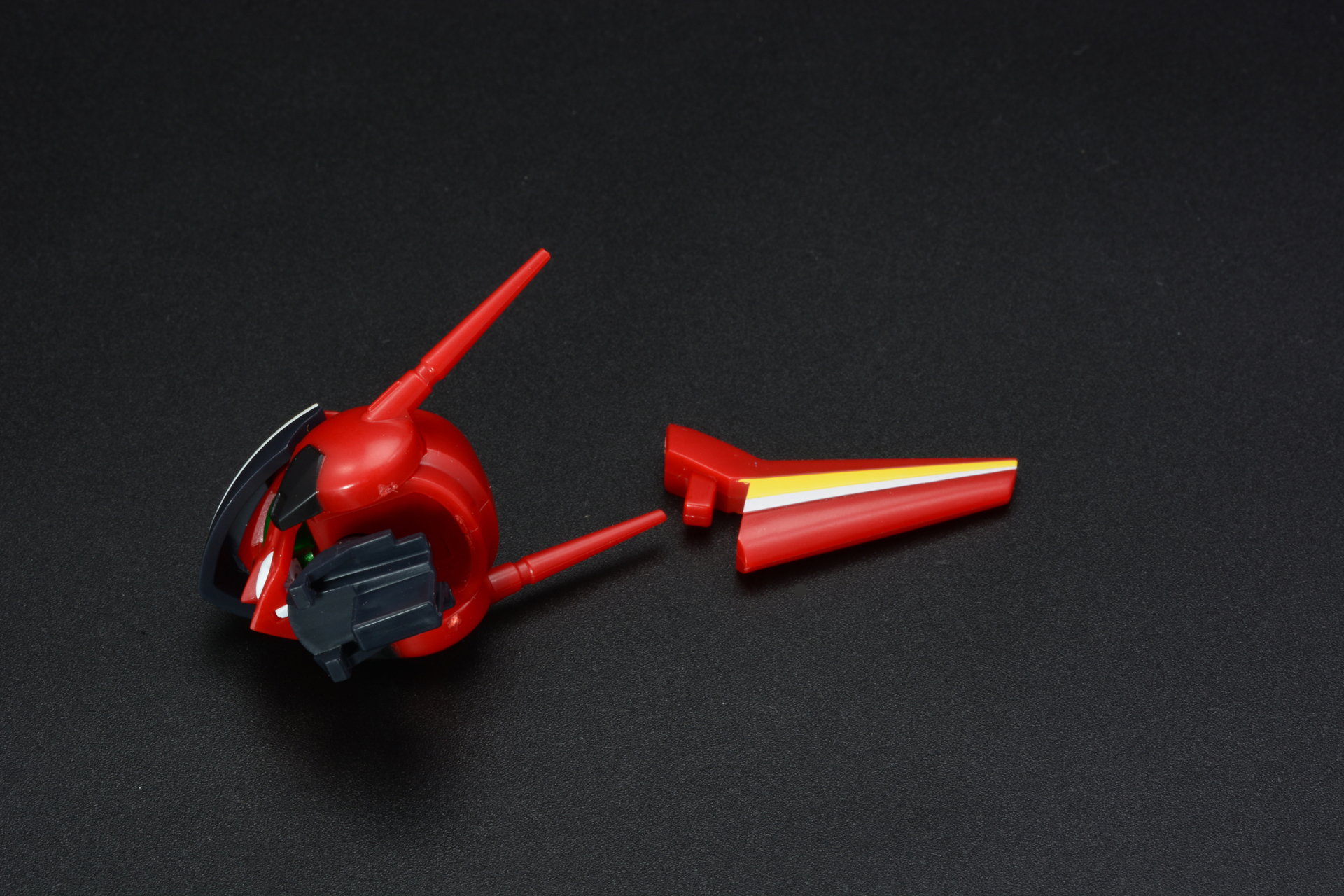 頭頂部を外し、