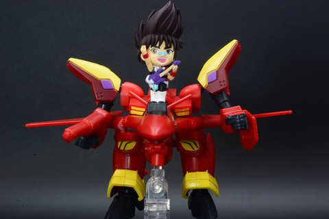 Tiny Session VF-19改 ファイヤーバルキリー YF-19 セット BANDAI TINY SESSION VF-19改 ファイヤーバルキリー with 熱気