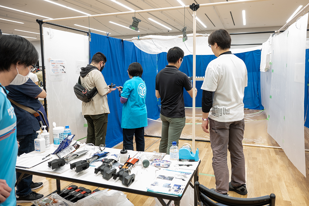 APSシューティングを体験