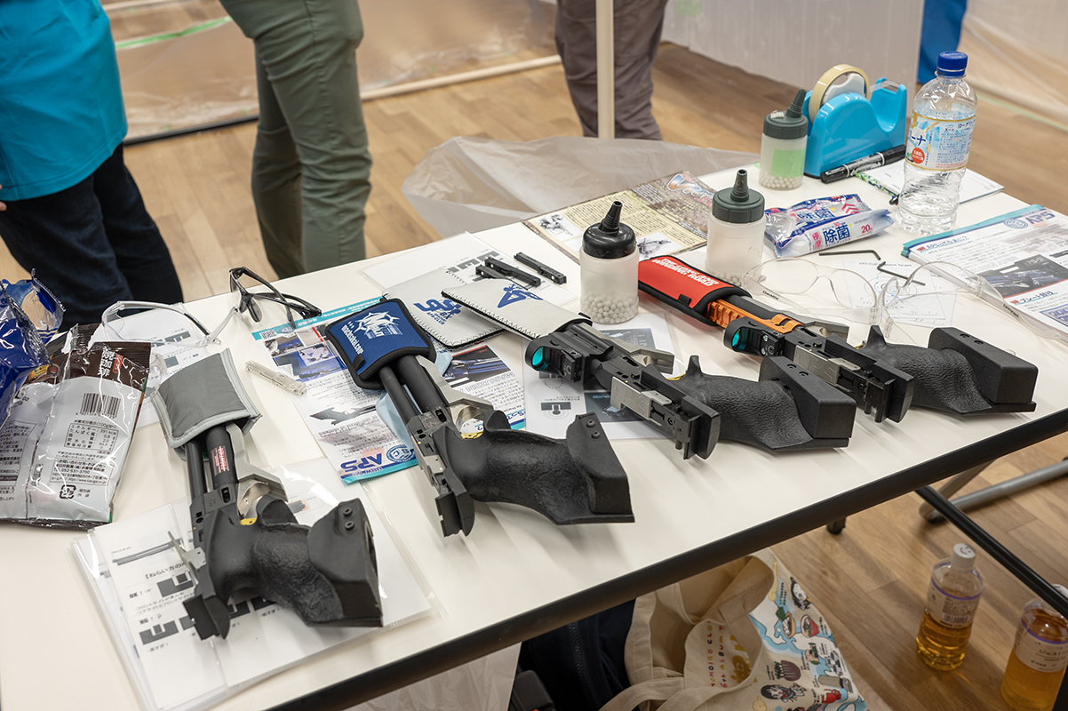 競技用エアガンも販売