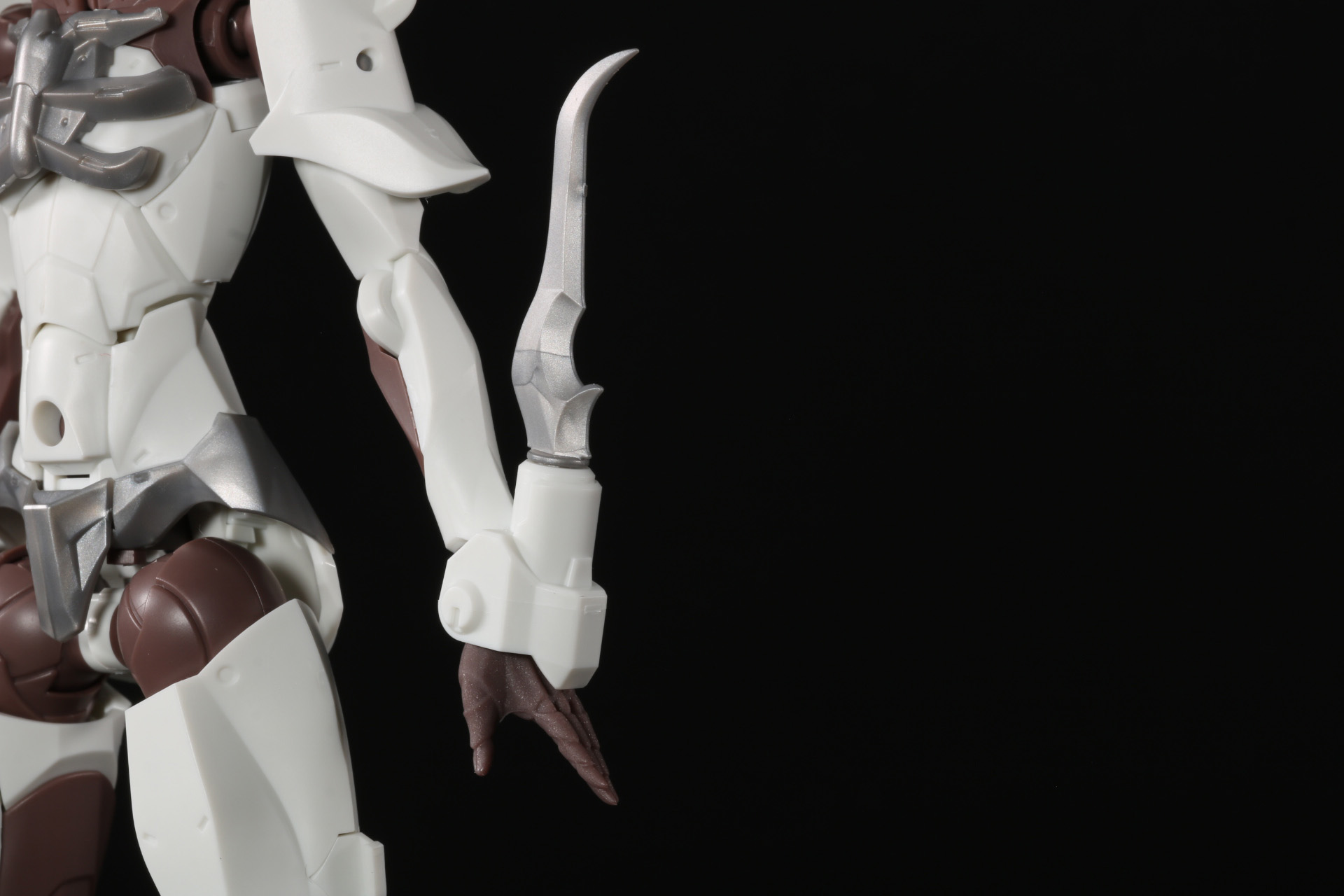 手首には禍々しい刃