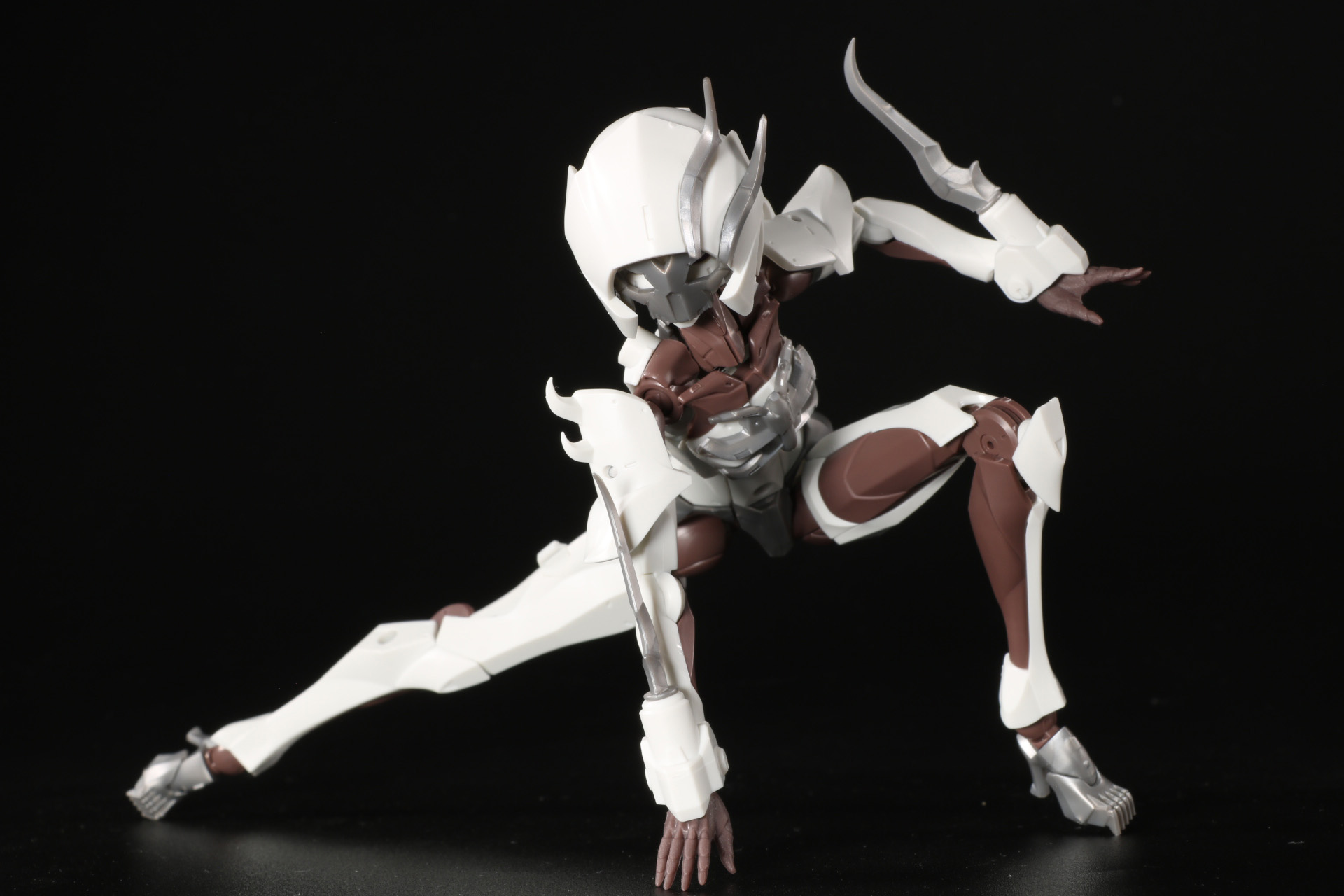 股関節の広い可動で手をついたポーズもできる