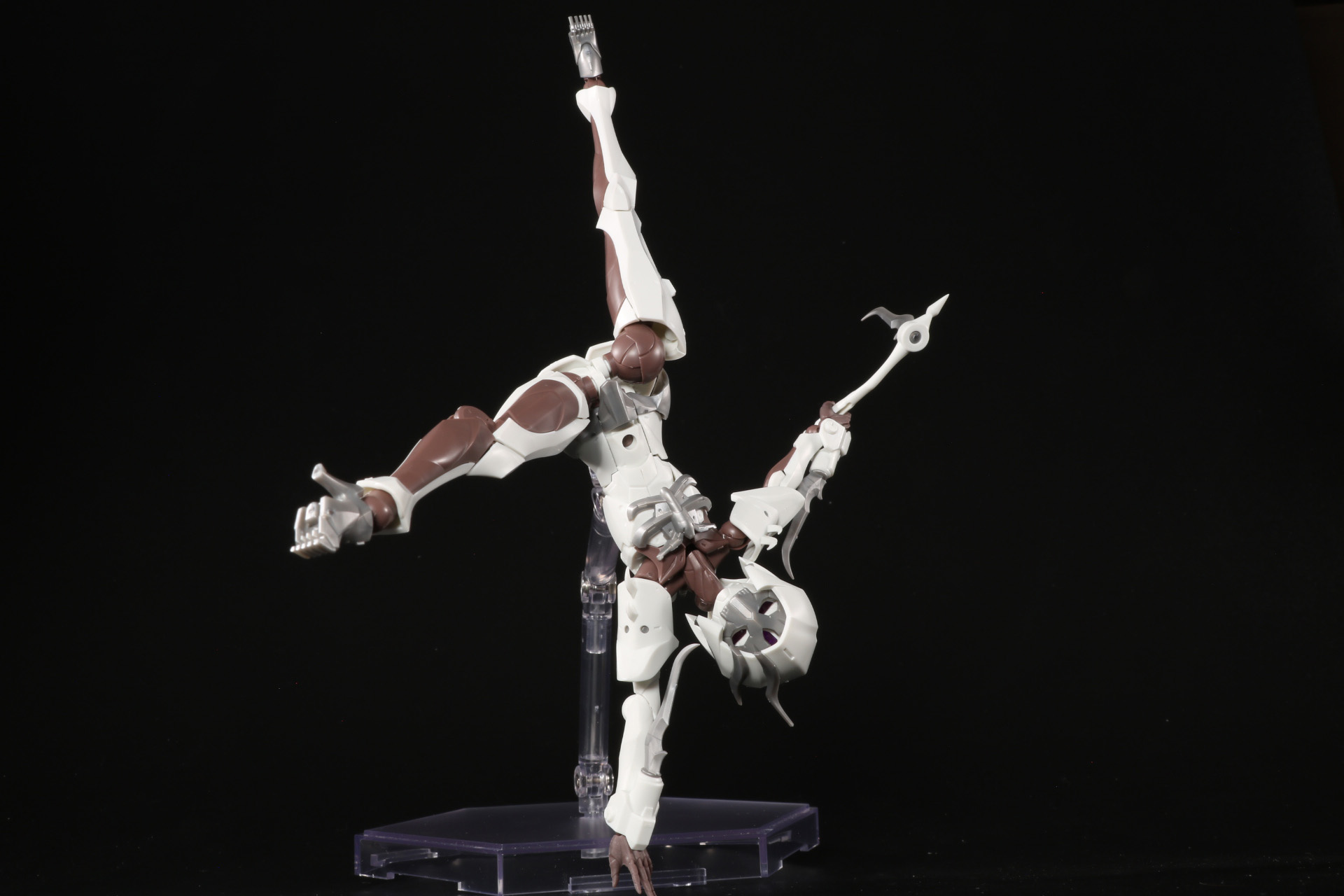 アクロバティックな動きも決まる