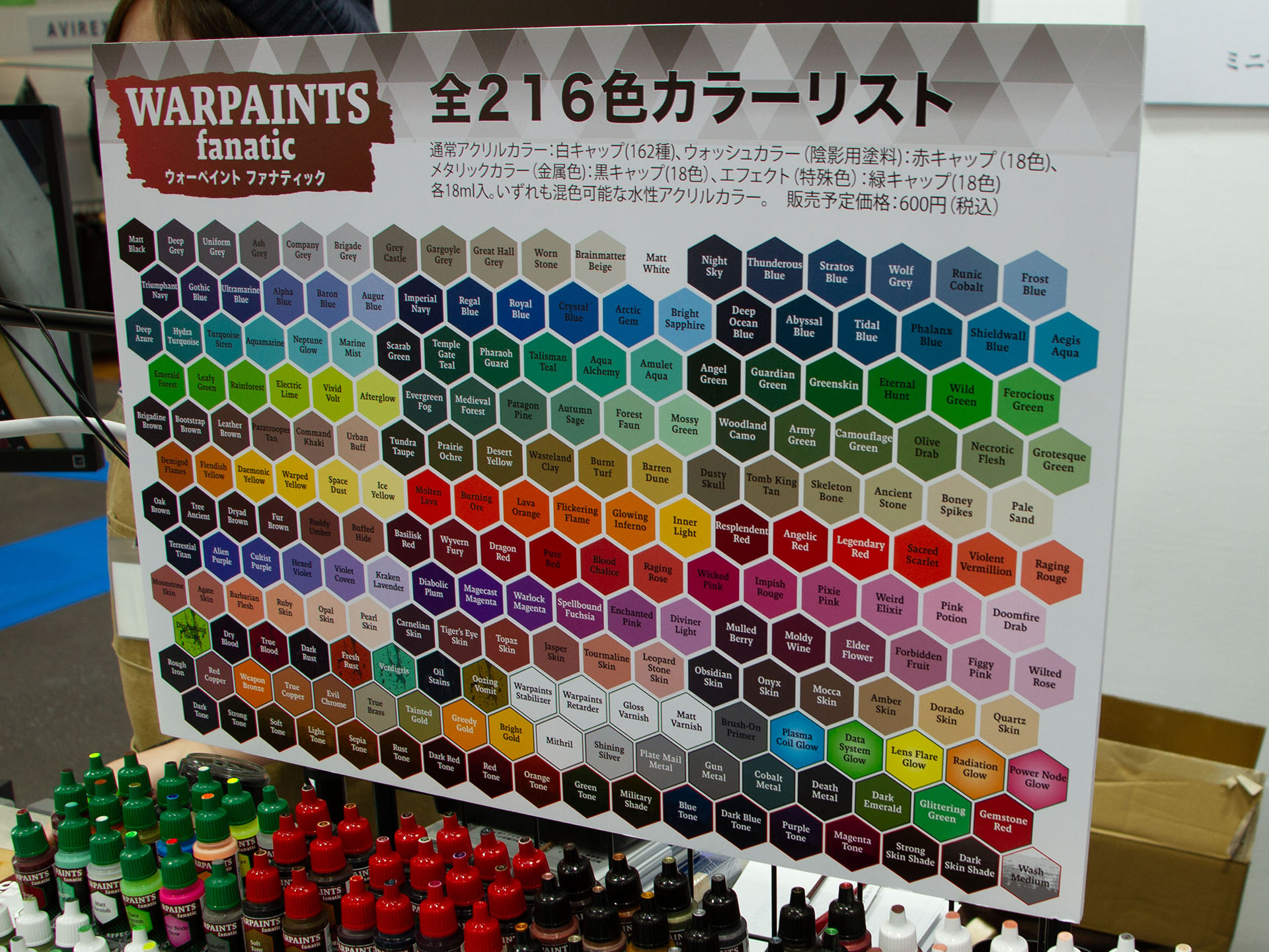 リニューアル後「アーミーペインター」シリーズのラインナップ