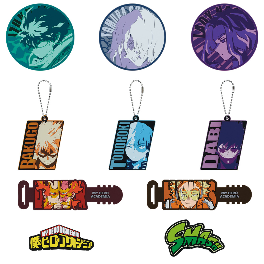 半透明素材が使われたコースターやチャーム、日常使いに便利なケーブルホルダーやラバークリップをラインナップ。好きなデザインを選べる