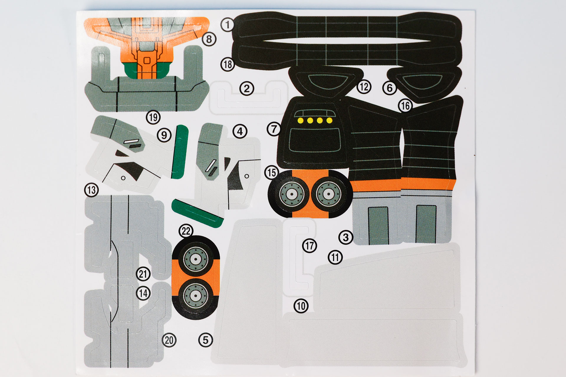 シールは2種類付属している