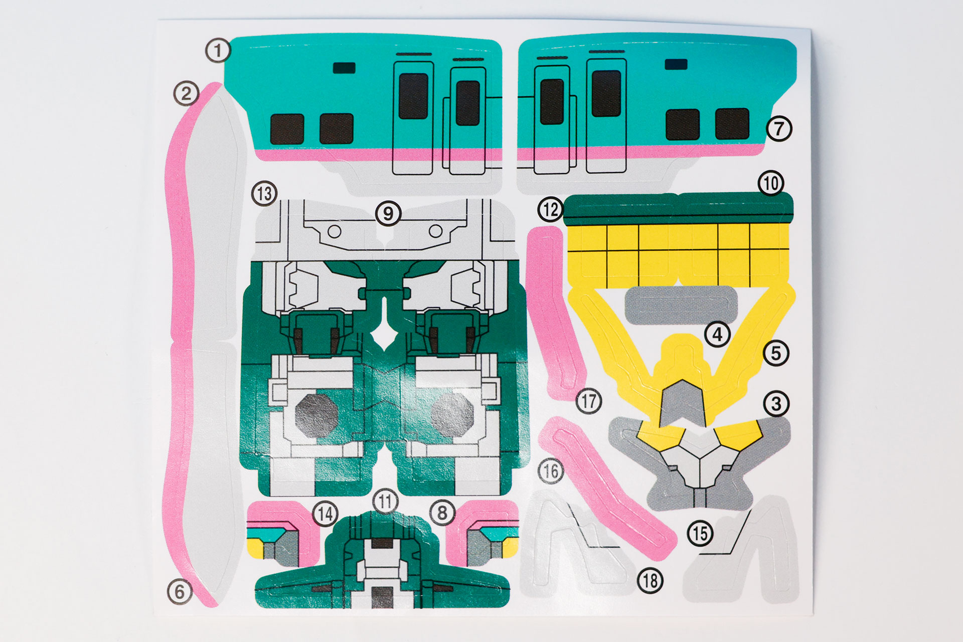 シールはどちらから貼っても問題ない