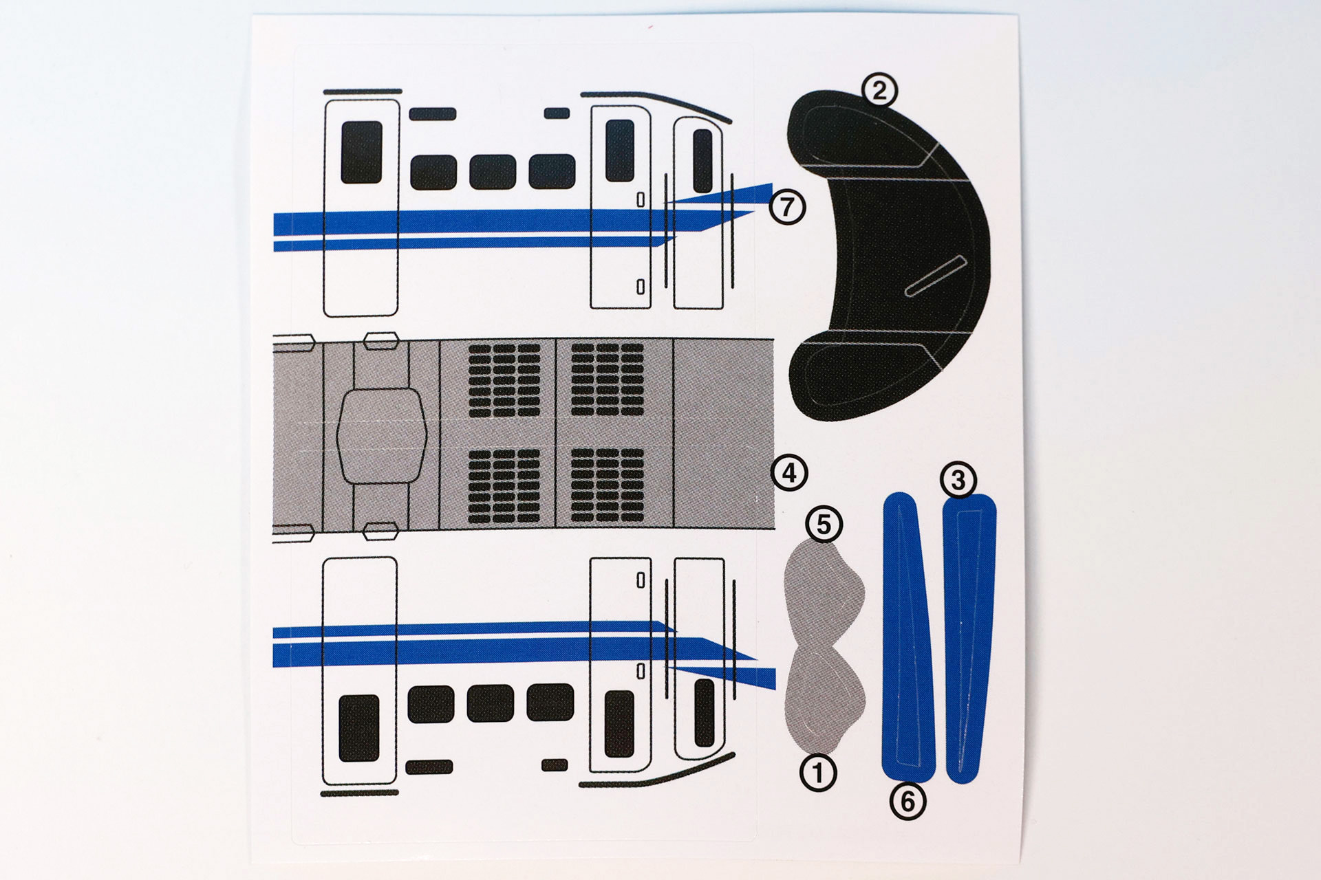 こちらはシンカンセンモード向けのシール