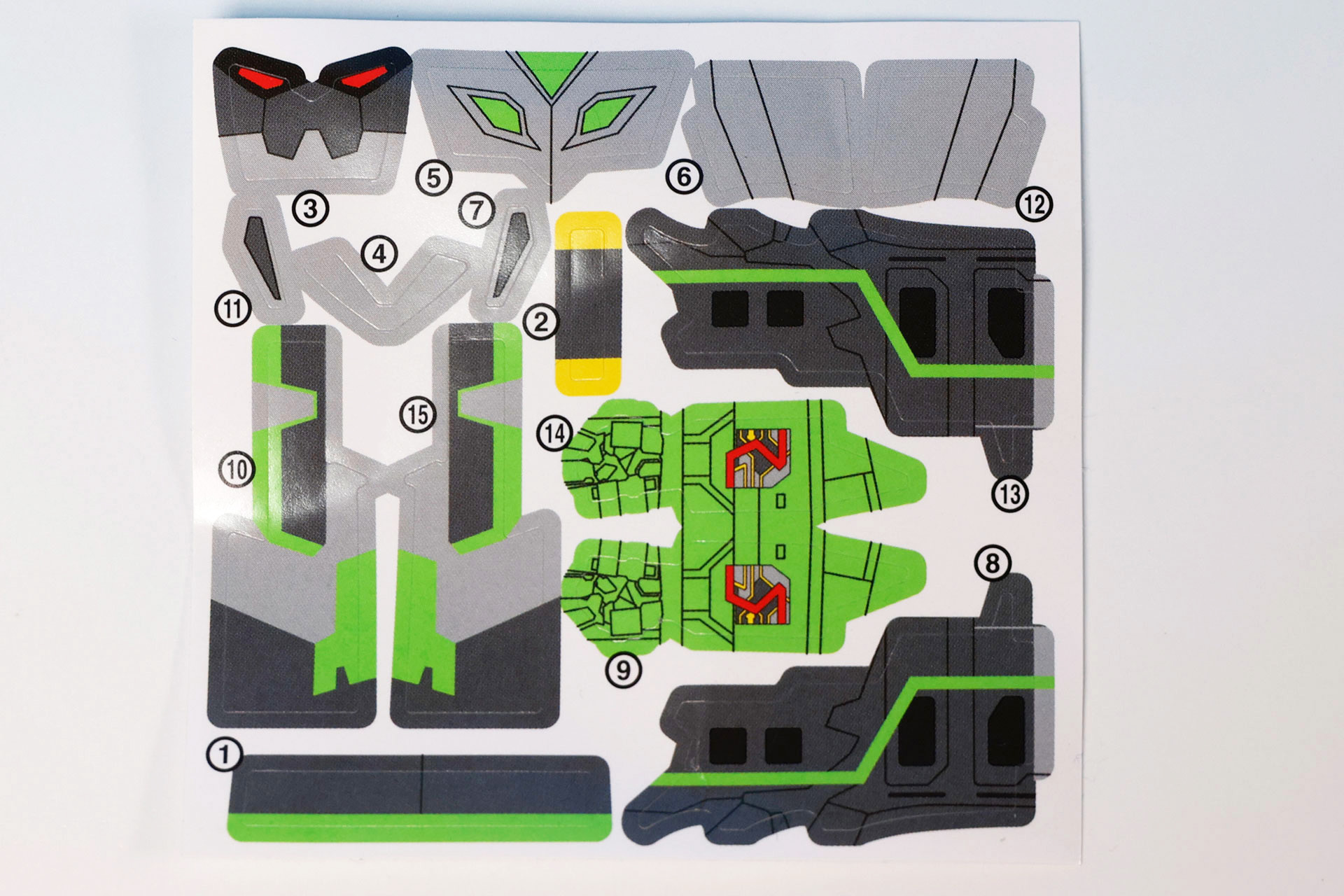 シールは2種類付属
