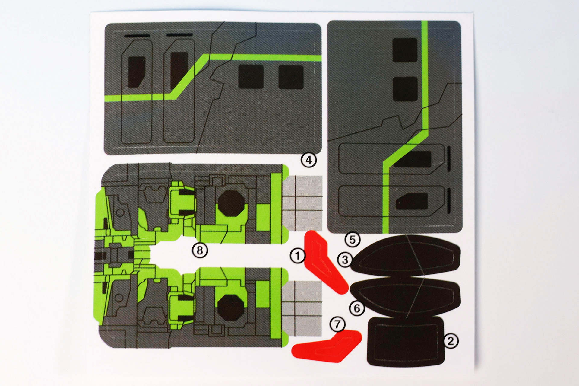 こちらはシンカンセンモード用のシール