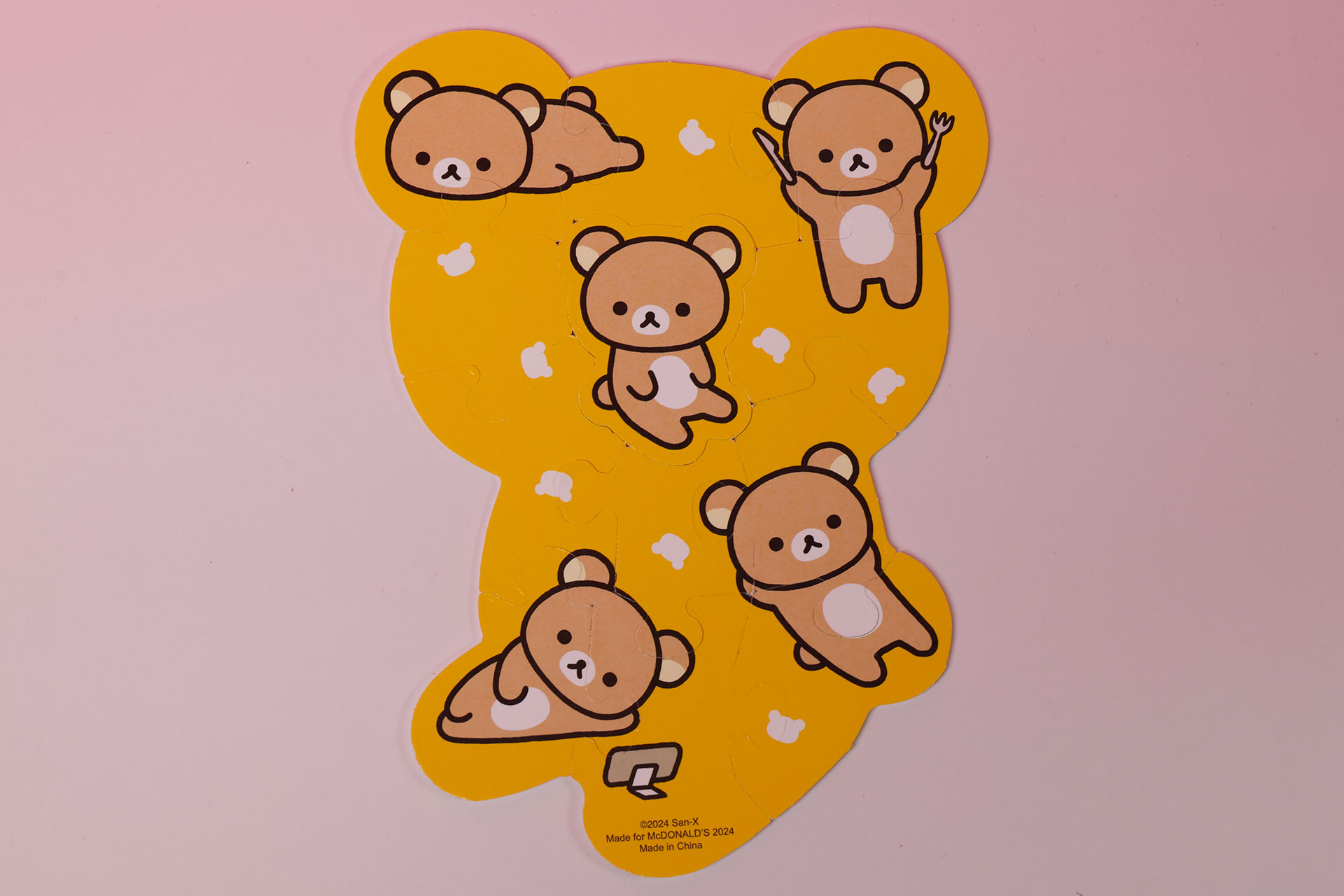 こちらは裏面のパズルを完成させたところだ