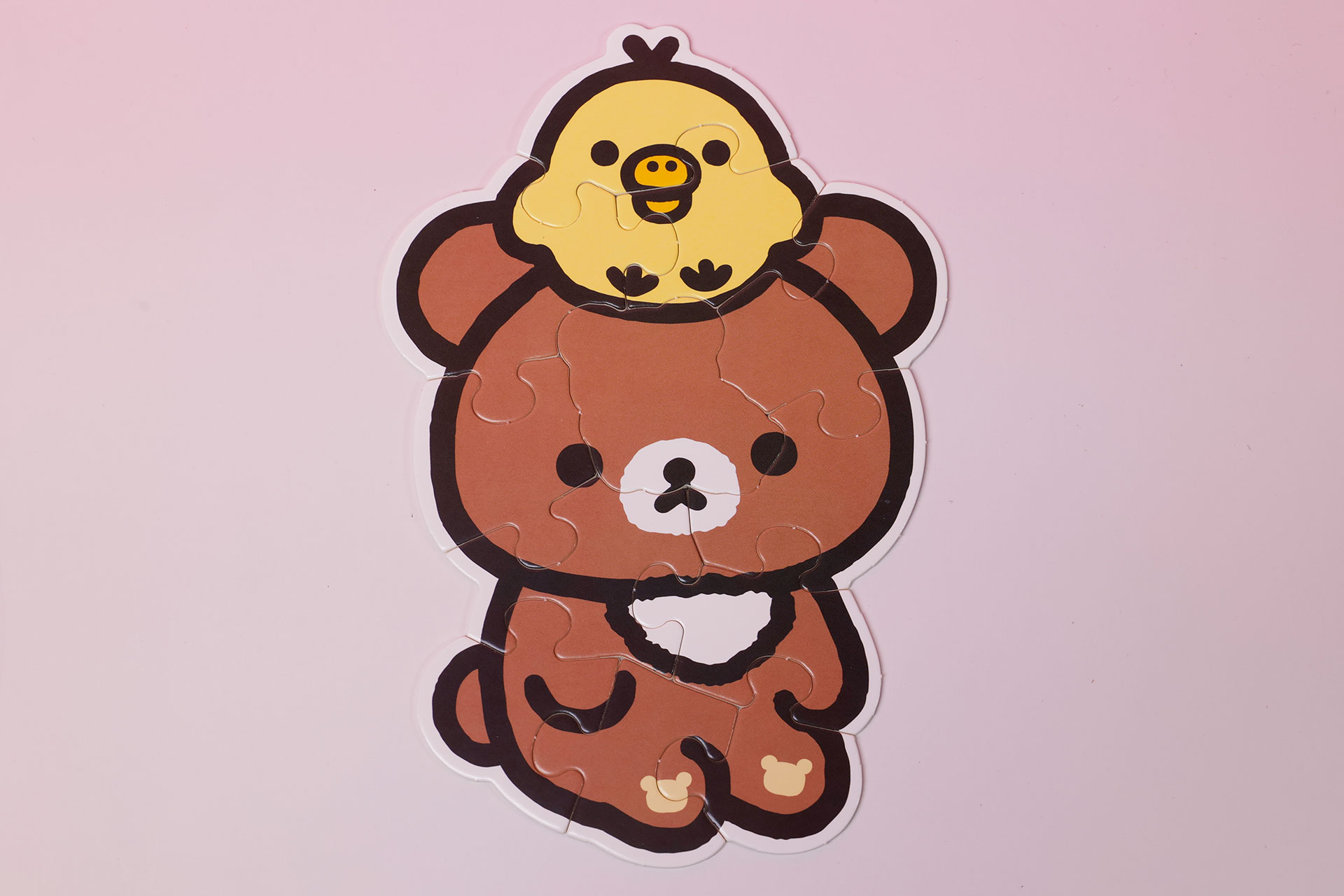 12ピースのパズルが完成！