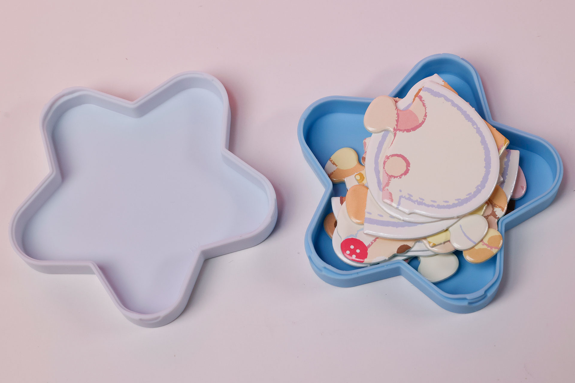 「リラックマベビーとおほしさま」のケースを開けたところ