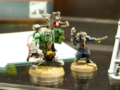 一般公開日の「ウォーハンマー」ゲームズワークショップブースから