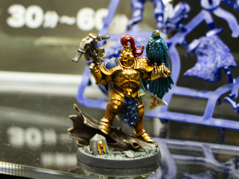 一般公開日の「ウォーハンマー」ゲームズワークショップブースから