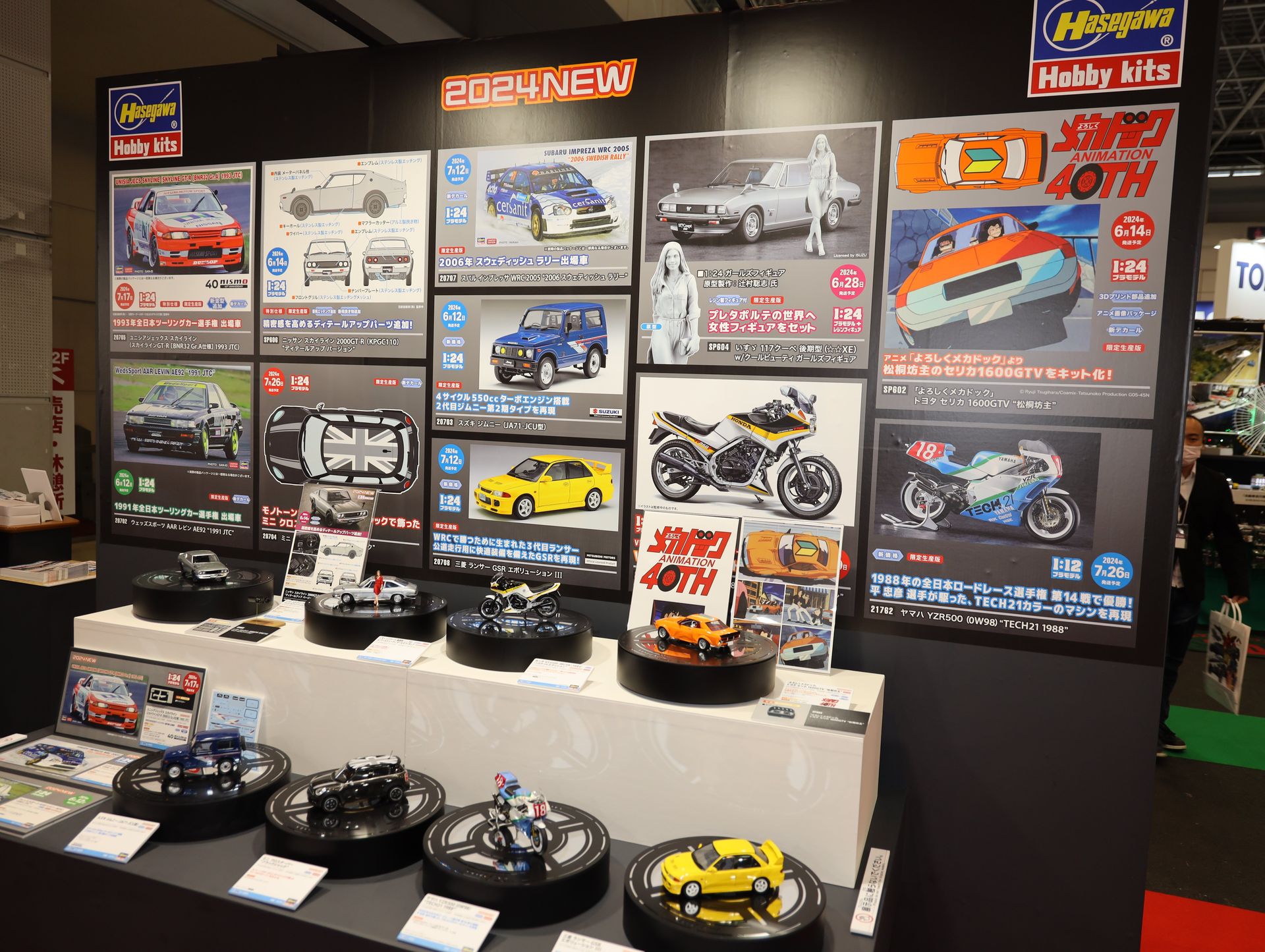 ハセガワは1/12スケールのプラモデル