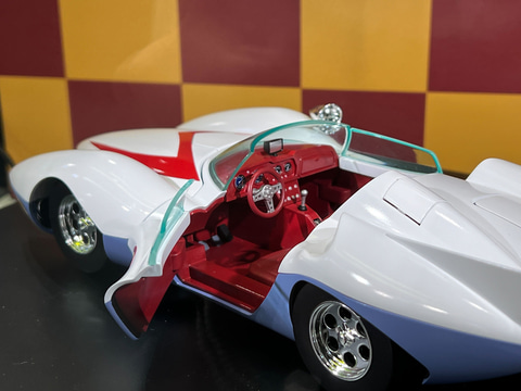 新品　★アニメ版★　 車体の固定保護フィルムあり マッハ号 超真合金 新品 ☆アニメ版☆ 車体の固定保護フィルムあり マッハ号 超真合金