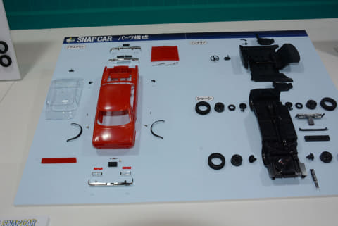 スナップキット」の技術を活用しつつ、1/24の本格表現を実現する