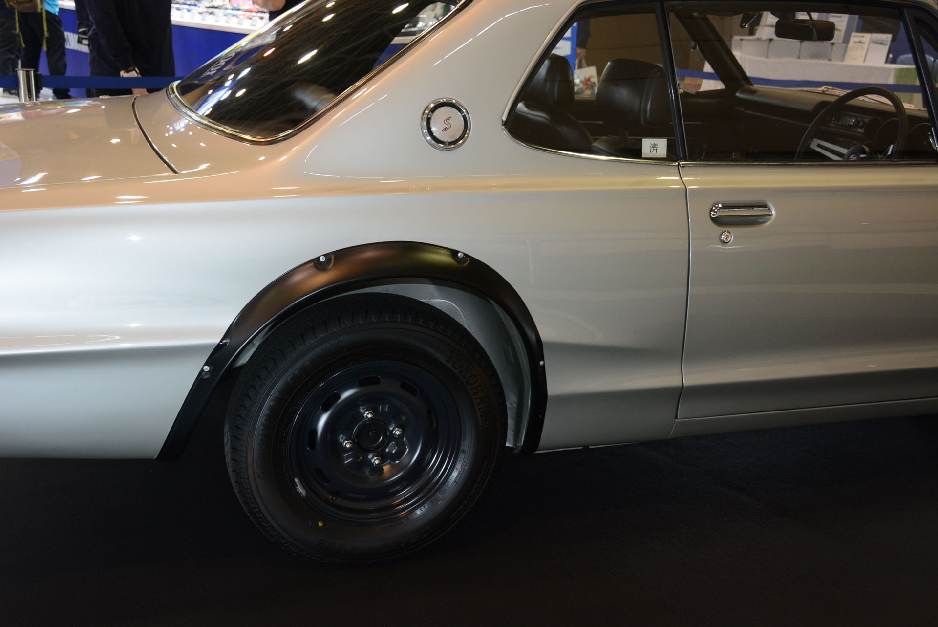 会場では実車も展示。商品の表現力を見て欲しいとのこと