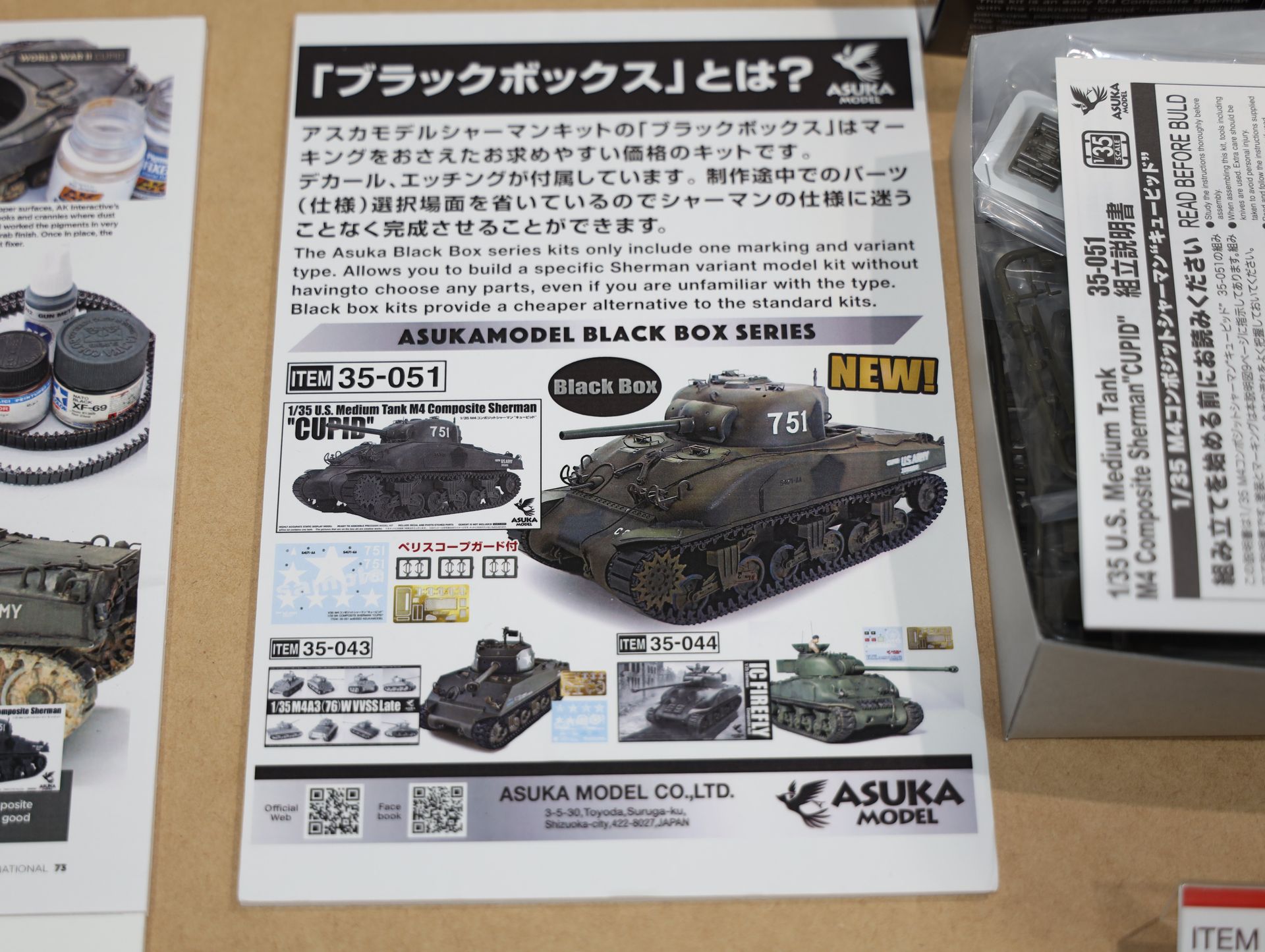 ブラックボックスは、3段階の中位グレードのキット。マーキングを抑え、仕様選択を省くことで、価格を抑え、組みやすくしている