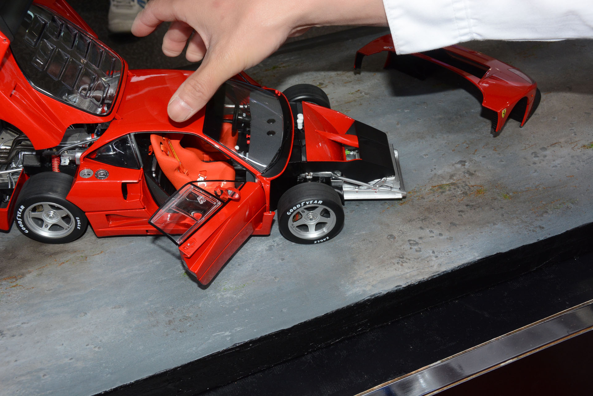 エアダクトだけを上にのせ、空気の流れを想像する