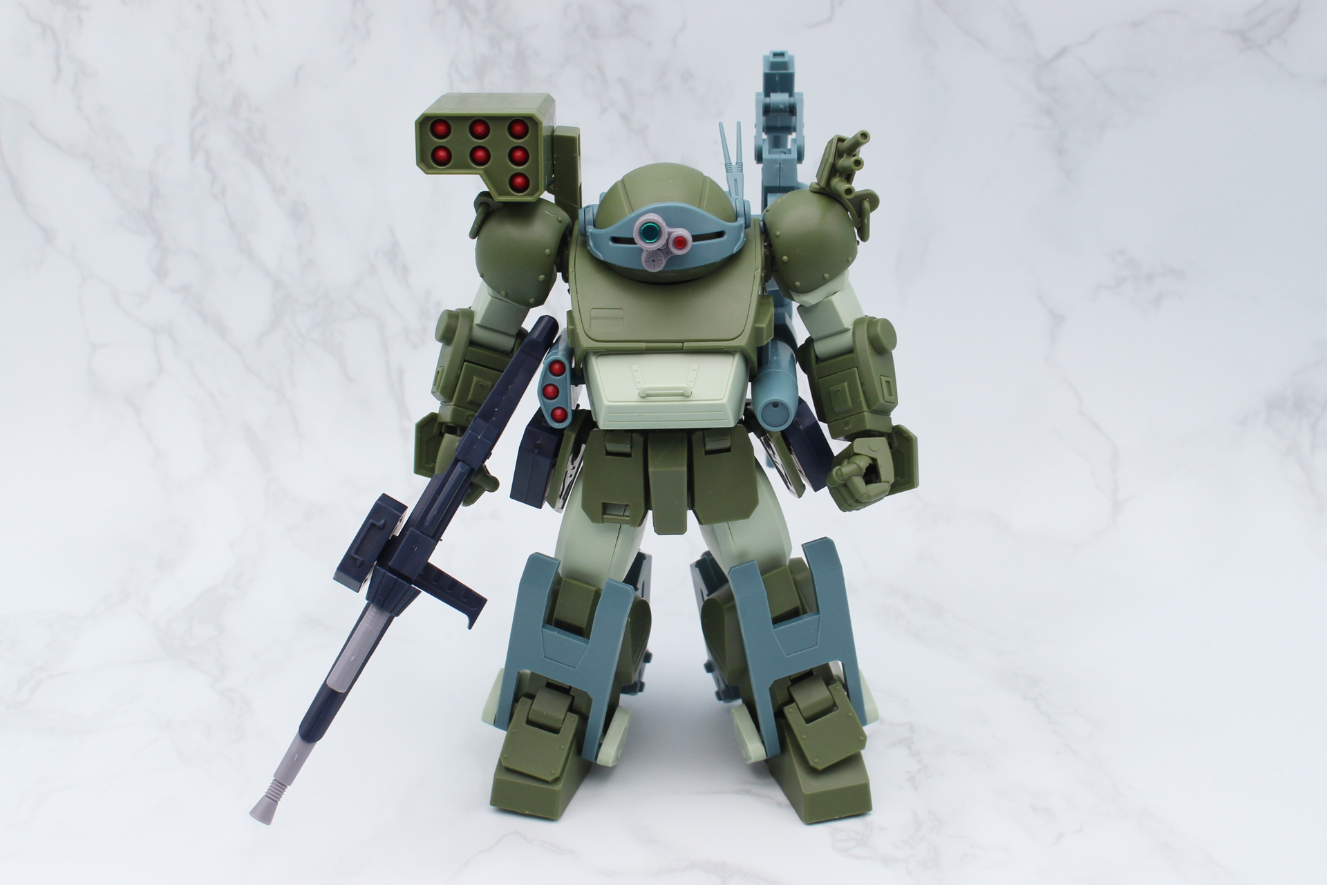 バーグラリードッグが完成。ヘビィマシンガンは持ち手に差し込めばいい