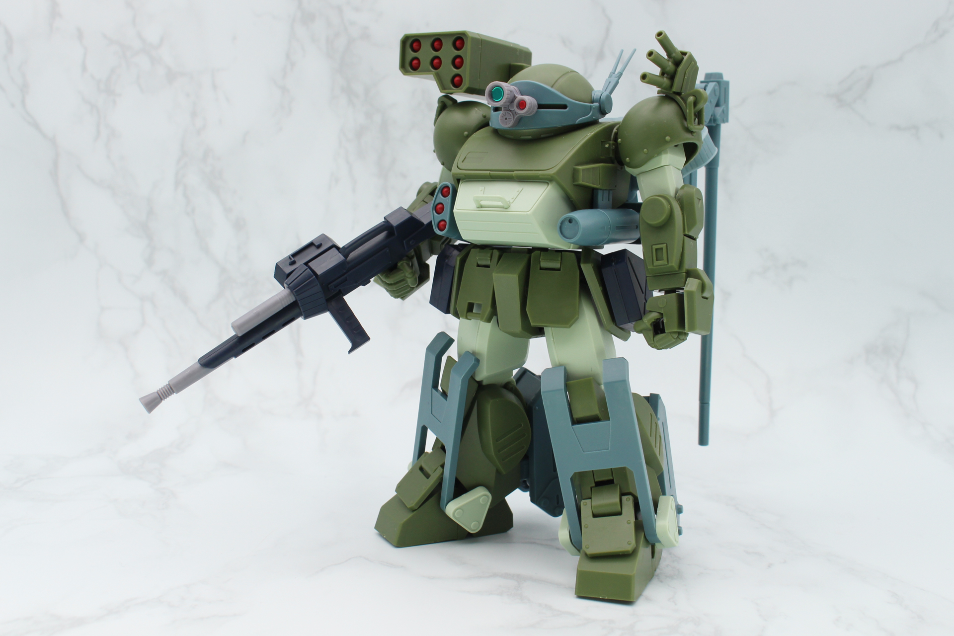 「HGバーグラリードッグ」前面。ターボカスタムやレッドショルダーカスタムともまた違った雰囲気がある