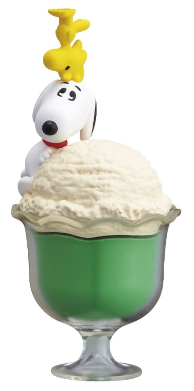 スヌーピーとウッドストック（メロンソーダ）