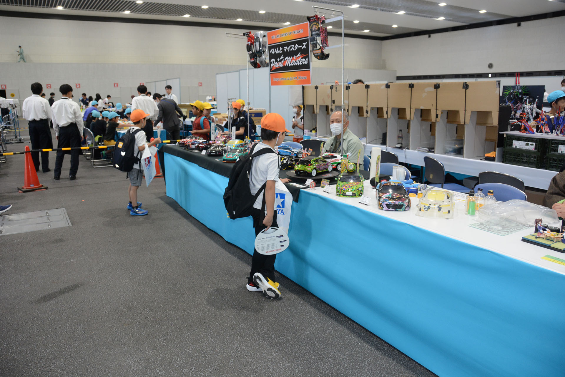 モデラーたちの作品を目の前にできるモデラーズクラブ合同作品展