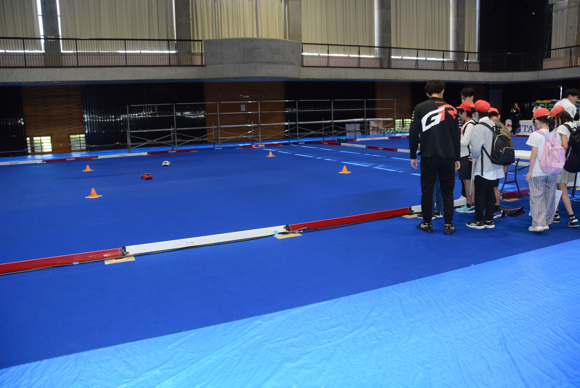 様々な体験コーナーが用意されている