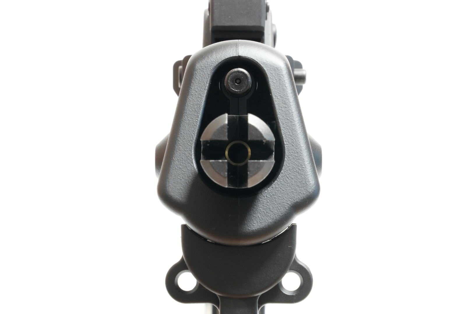 銃口アップ（金属製パイプはインナーバレル）