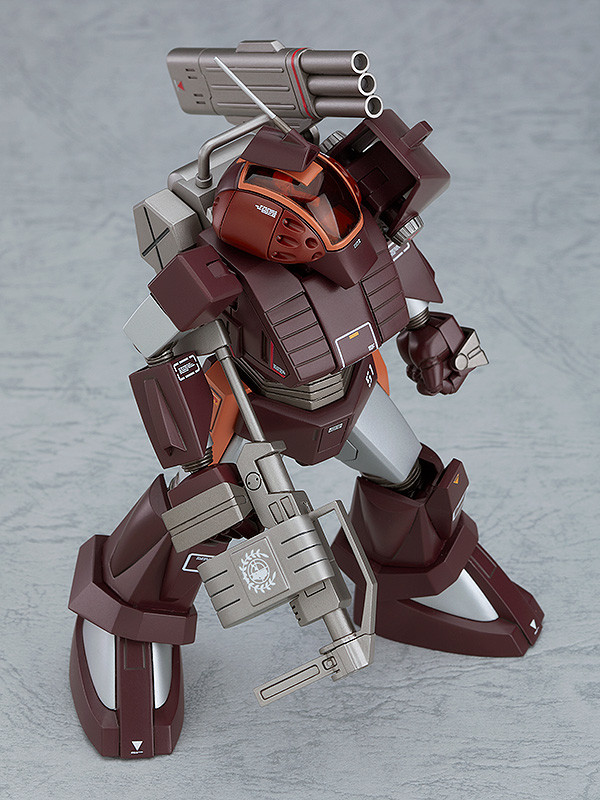 「COMBAT ARMORS MAX02 1/72 Scale ソルティックH8 ラウンドフェイサー」（別売）にも装着可能。