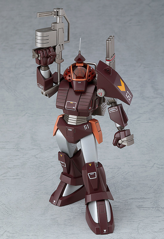 「COMBAT ARMORS MAX02 1/72 Scale ソルティックH8 ラウンドフェイサー」（別売）にも装着可能。