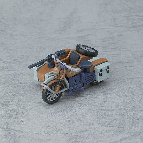 「COMBAT ARMORS MAX02 1/72 Scale ソルティックH8 ラウンドフェイサー」（別売）にも装着可能。