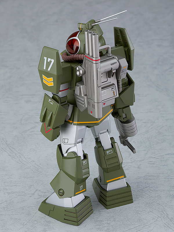 「COMBAT ARMORS MAX02 1/72 Scale ソルティックH8 ラウンドフェイサー」（別売）にも装着可能。