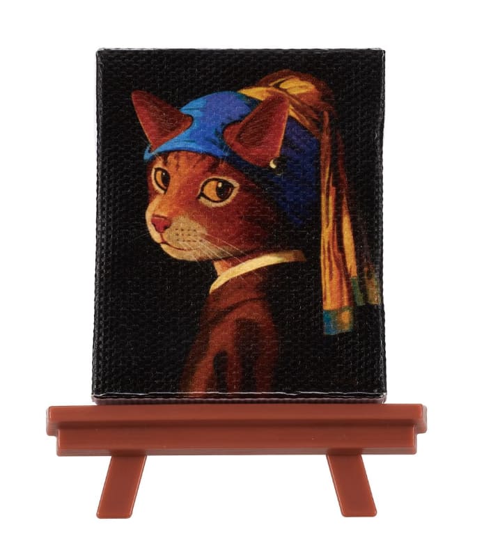 真珠のイヤリングをした少女猫/ヨハネス・フェルネーコ