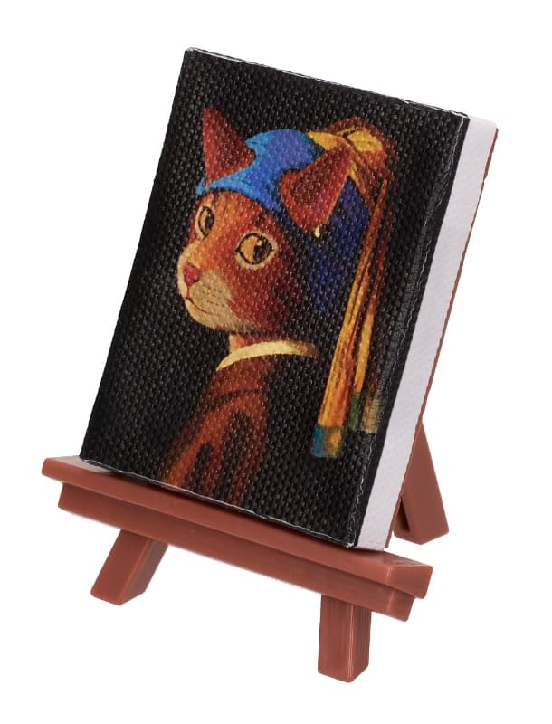 キャンバスとイーゼルは取り外せる